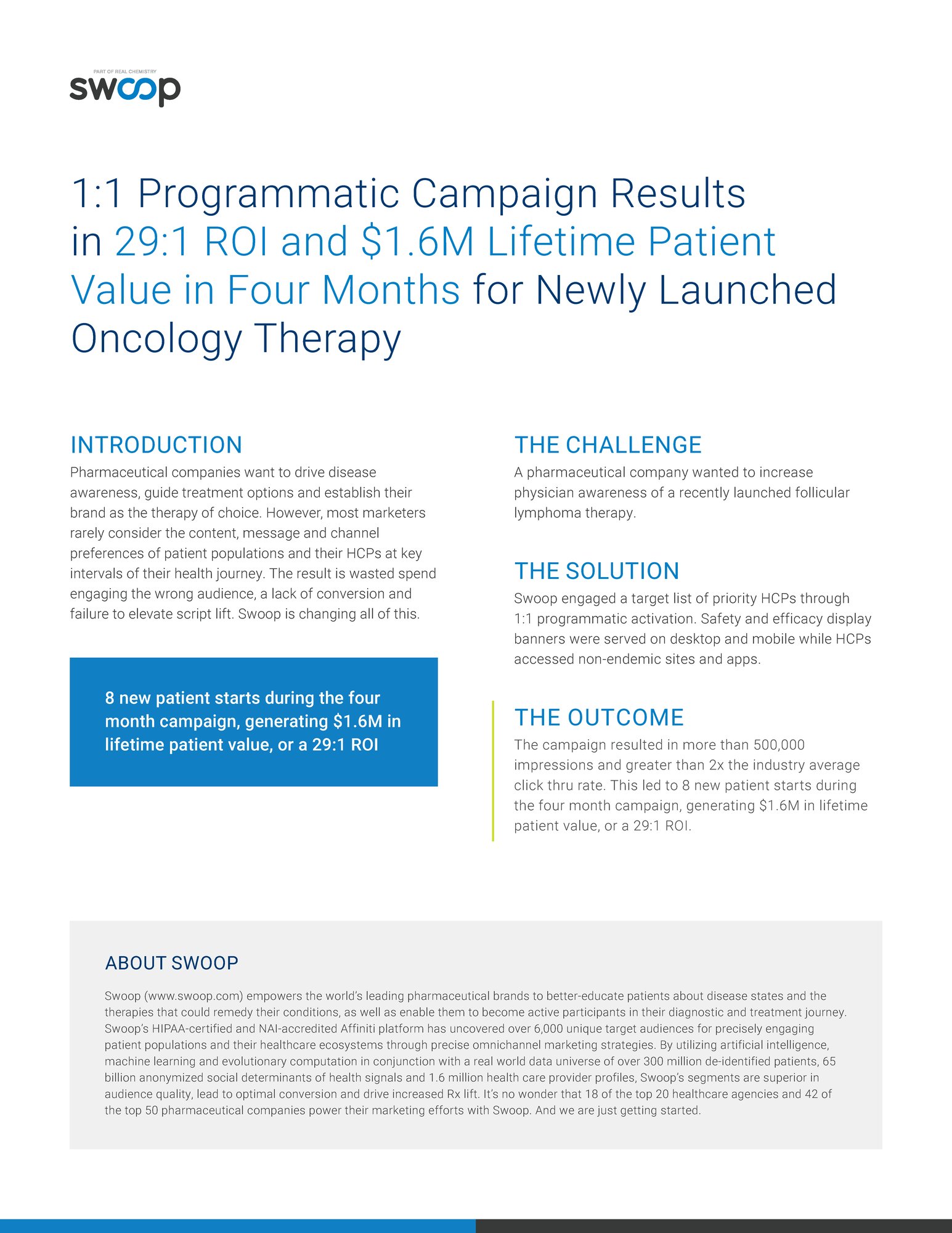 Programmatic Campaign Results_Case Study_Swoop