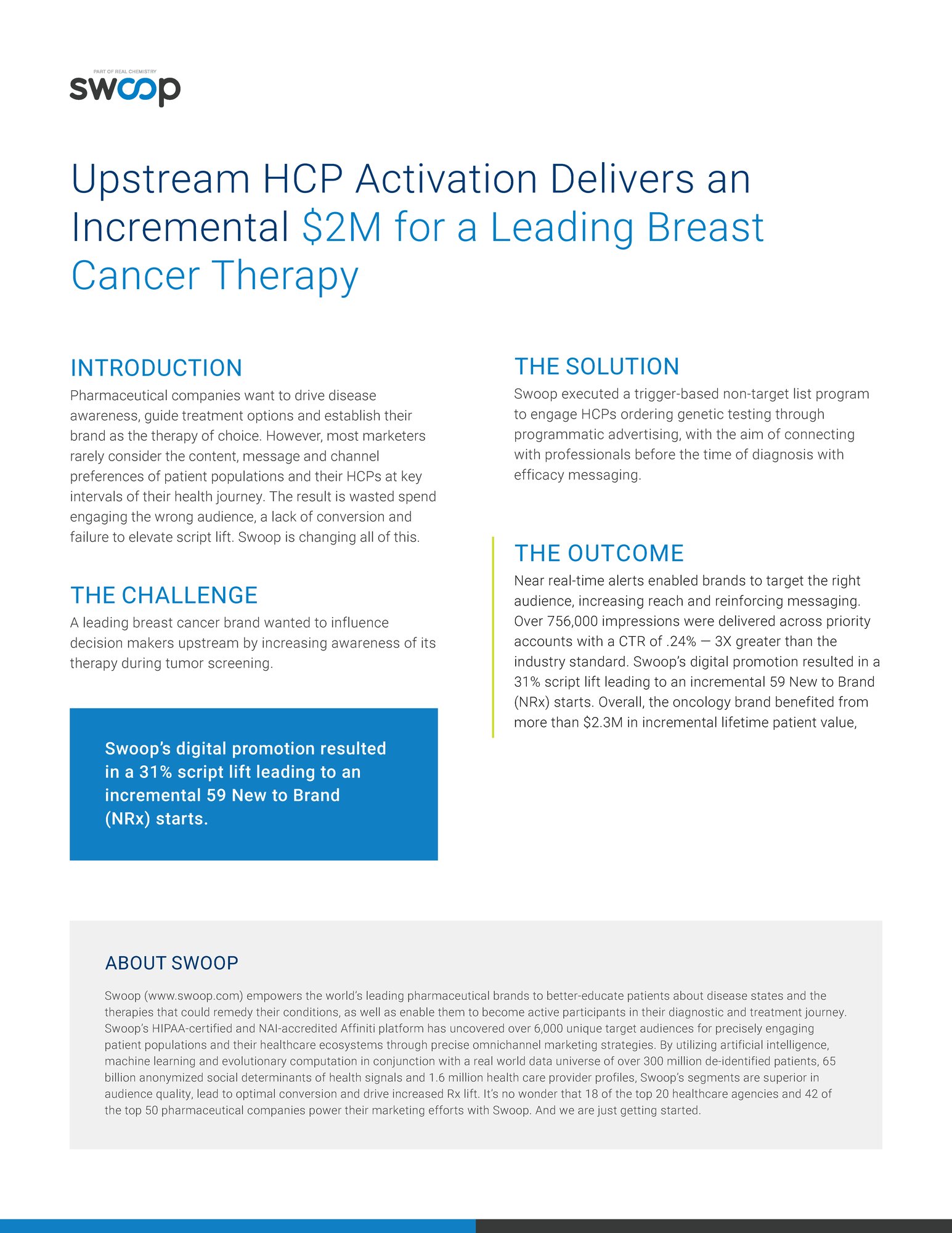 Upstream HCP Activation__Case Study_Swoop